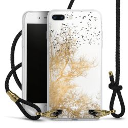 Carry Case Transparent Leather black/gold