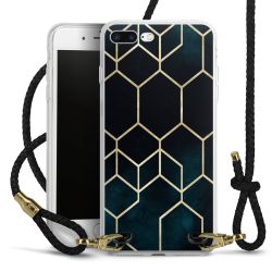 Carry Case Transparent Leather black/gold