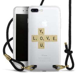 Carry Case Transparent Leather black/gold