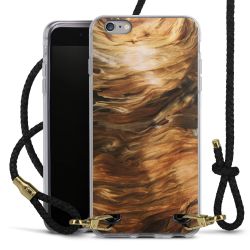 Carry Case Transparent Leather black/gold