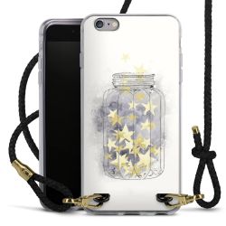 Carry Case Transparent Leather black/gold