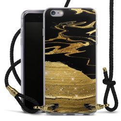 Carry Case Transparent Leather black/gold