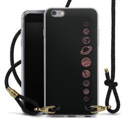 Carry Case Transparent Leather black/gold