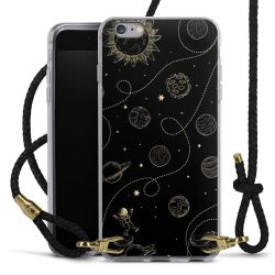 Carry Case Transparent Leather black/gold