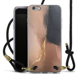 Carry Case Transparent Leather black/gold