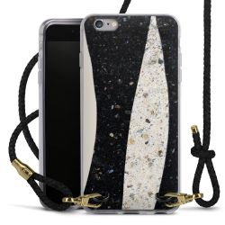 Carry Case Transparent Leather black/gold