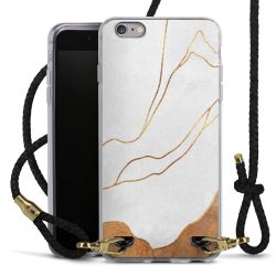 Carry Case Transparent Leather black/gold