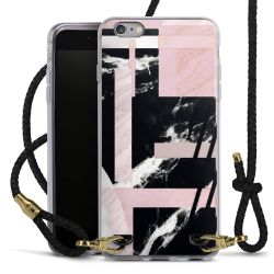 Carry Case Transparent Leather black/gold