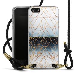 Carry Case Transparent Leather black/gold