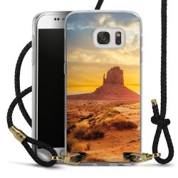 Carry Case Transparent Leather black/gold