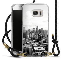 Carry Case Transparent Leather black/gold