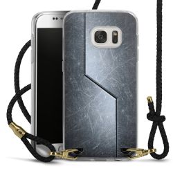 Carry Case Transparent Leather black/gold