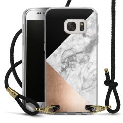 Carry Case Transparent Leather black/gold