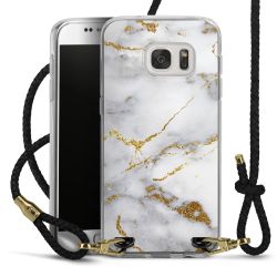 Carry Case Transparent Leather black/gold