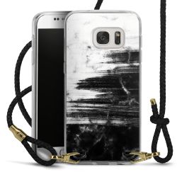 Carry Case Transparent Leather black/gold