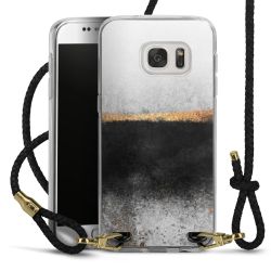 Carry Case Transparent Leather black/gold