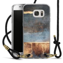 Carry Case Transparent Leather black/gold