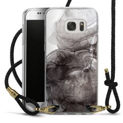 Carry Case Transparent Leather black/gold