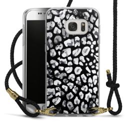 Carry Case Transparent Leather black/gold