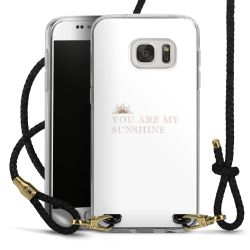 Carry Case Transparent Leather black/gold