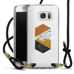 Carry Case Transparent Leather black/gold