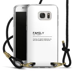 Carry Case Transparent Leather black/gold