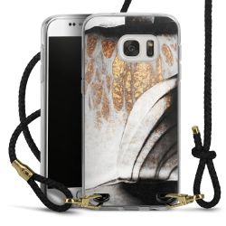 Carry Case Transparent Leather black/gold