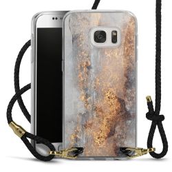 Carry Case Transparent Leather black/gold