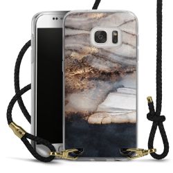 Carry Case Transparent Leather black/gold