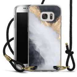 Carry Case Transparent Leather black/gold