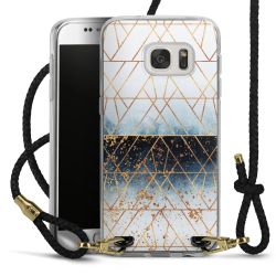 Carry Case Transparent Leather black/gold