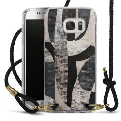 Carry Case Transparent Leather black/gold