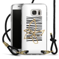 Carry Case Transparent Leather black/gold