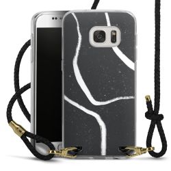 Carry Case Transparent Leather black/gold