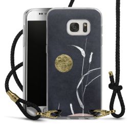 Carry Case Transparent Leather black/gold