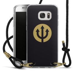 Carry Case Transparent Leather black/gold