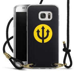 Carry Case Transparent Leather black/gold