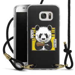 Carry Case Transparent Leather black/gold