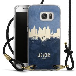 Carry Case Transparent Leder schwarz/gold