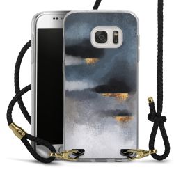 Carry Case Transparent Leather black/gold