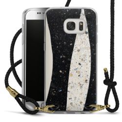 Carry Case Transparent Leather black/gold