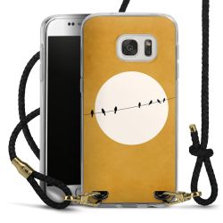 Carry Case Transparent Leather black/gold