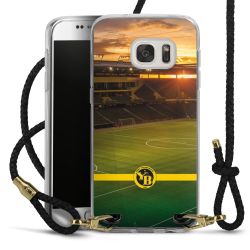 Carry Case Transparent Leather black/gold