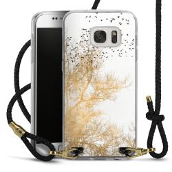 Carry Case Transparent Leather black/gold