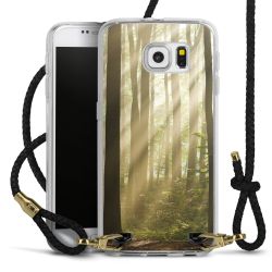 Carry Case Transparent Leather black/gold