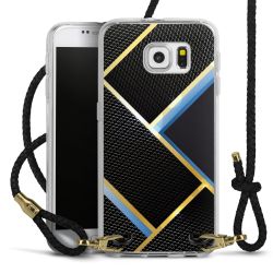 Carry Case Transparent Leather black/gold