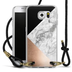 Carry Case Transparent Leather black/gold