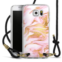 Carry Case Transparent Leather black/gold