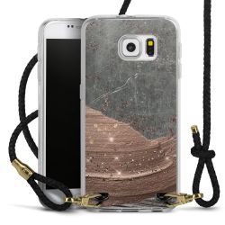 Carry Case Transparent Leather black/gold