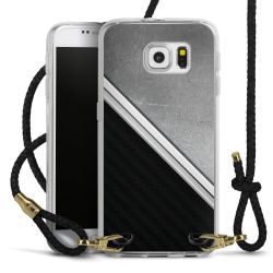 Carry Case Transparent Leather black/gold